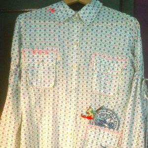 Johhny Was Yellowfield Cargo Shirt in Women